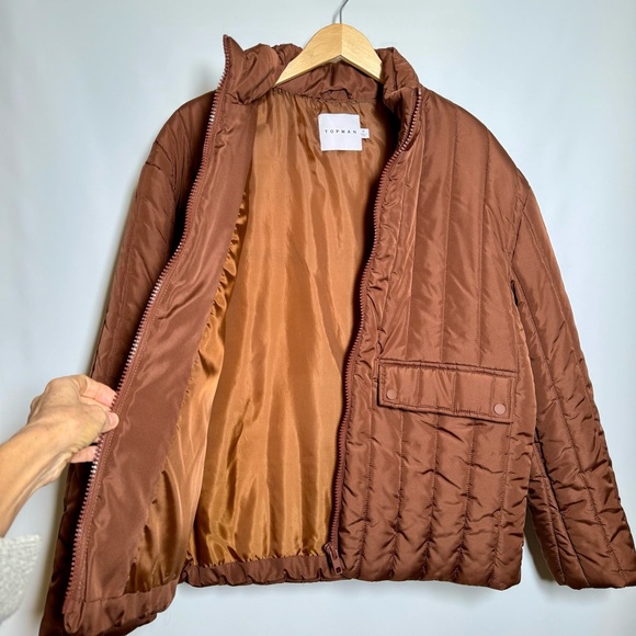 TᴏᴘMᴀɴ Vᴇʀᴛɪᴄᴀʟ Pᴜꜰꜰᴇʀ Jᴀᴄᴋᴇᴛ ɪɴ Cᴏᴘᴘᴇʀ Bʀᴏᴡɴ - Picture 4 of 15